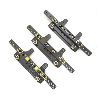 

1PCS 95123 Spring Faucet Horizontal Strip Lettering Carbon Fiber Front Bracket Holder Reinforcing Plate for Tamiya Mini 4WD Car