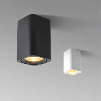 

LED Surface Mounted Square Nordic Ceiling Downlight for Room/Corridor/Hallway/Foyer AC85-260V COB Cube Spot light