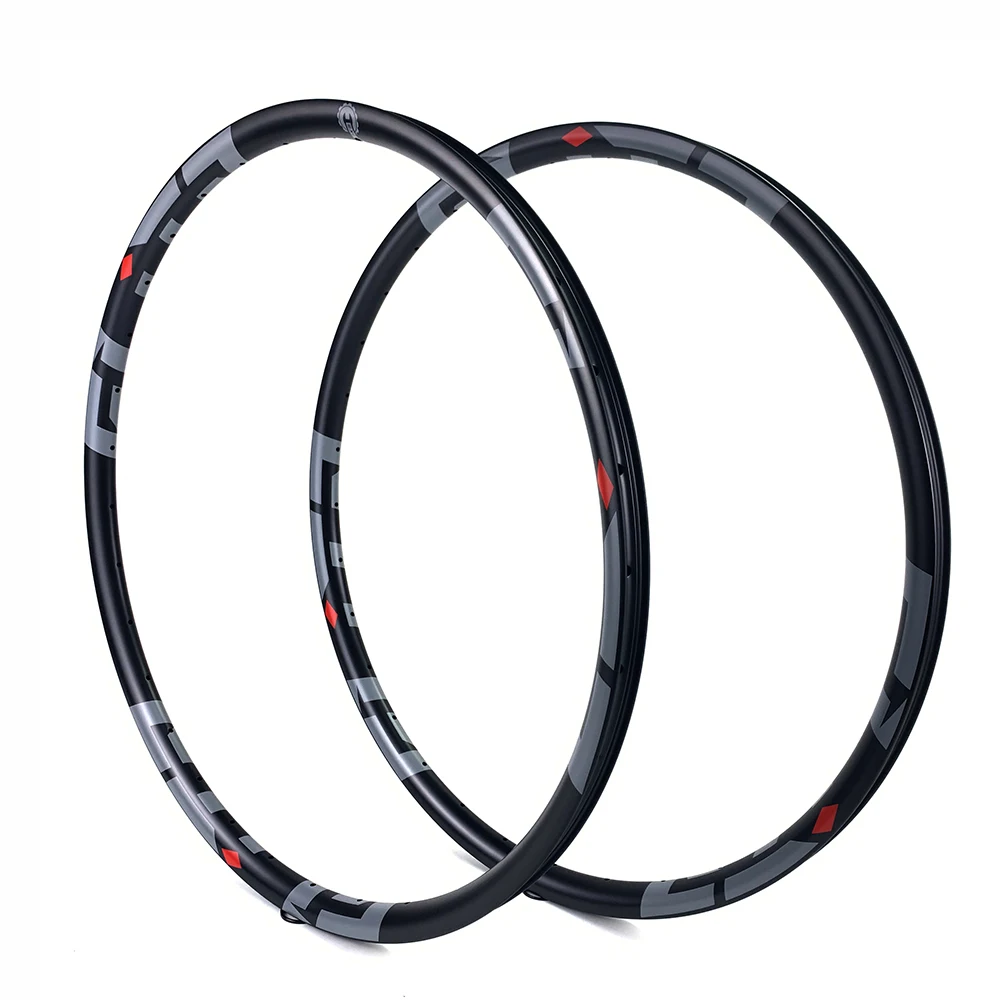 29er DH/AM/XC/Enduro Mountain Bike Carbon Rim Hookless/Asymmetric Tubeless Ready Rims For MTB Wheels 24/27/30/35/40/50mm Width|tubeless rims|bike