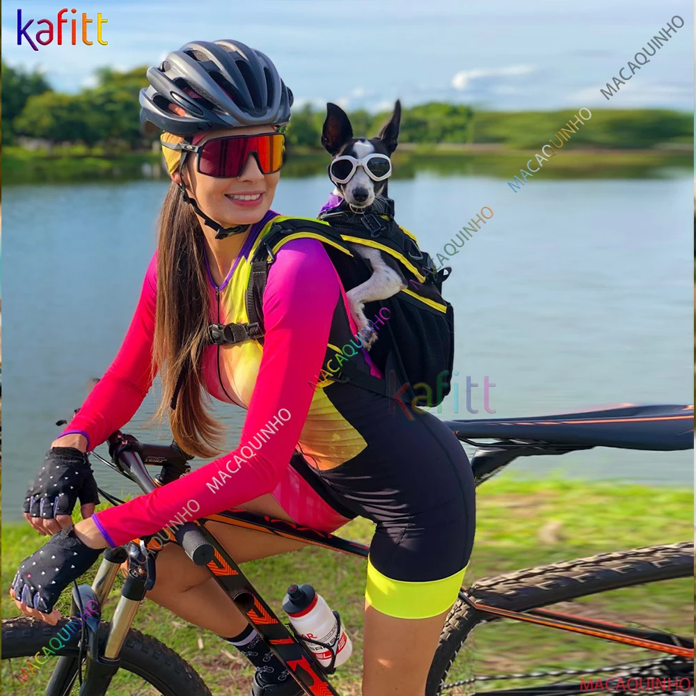 Kafitt-conjunto Ciclista Para Mono Largo De Ciclismo, Rojo, Promoción, 2022 - Sets Ciclismo - AliExpress