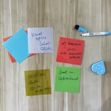 Colorful Dry Erase Labels Whiteboard Marker Removable Vinyl Stickers Wall Decals for Table & Desk Office Smooth Surface