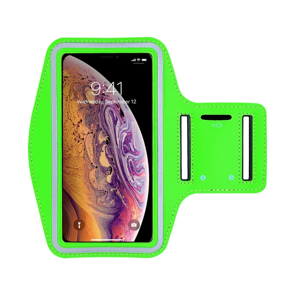 Running Bag Armband Case Sports Gym Running Jogging Exercise Arm Band For iPhone 11 Pro Max Phone bag Waterproof Holder#PEX