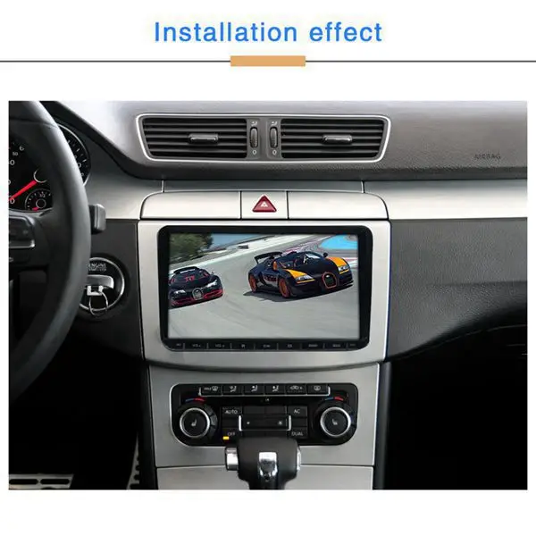 2Din Android 9,0 автомобильный 9 дюйм Радио стерео плеер Hd экран Gps навигация 4,0 Bluetooth для V-w Passat Golf Mk5 Mk6 Je-tta T5 Eos