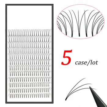 

5 case/lot 3d 0.1 thickness C/D big capacity Russian Volume Eyelash Extensions Mink Strip Eyelashes Individual Lashes