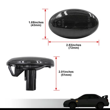 

Waterproof Side Marker Light Ultrasonically sealed 3000K Smoke Hot 2020