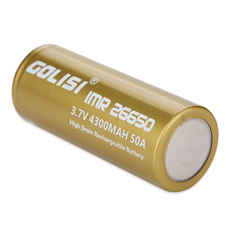 1x 4x 8x GOLISI S43 IMR26650 4300 мАч 35A защищенная перезаряжаемая головка высокого стока 26650 батарея для фонарей фонарь Игрушка