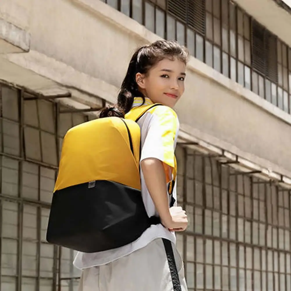 Best Original Xiaomi Simple Casual 20L Large Capacity Casual Sports Lightweight Waterproof Backpack Multi function Laptop Pack Bags