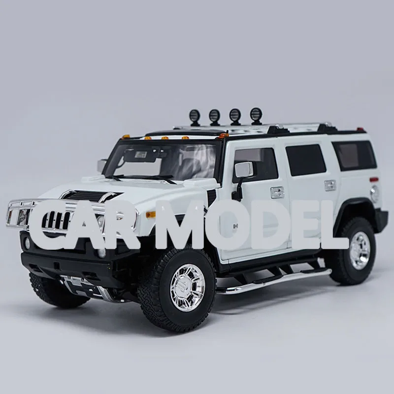 

1:18 scale Alloy Toy Vehicles highway61 H2 SUV Hummer Car Model Of Children's Toy Cars Original Authorized Authentic Kids Toys