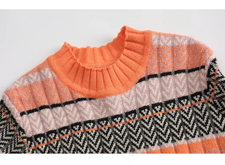 SuperAen Sweater Female Autumn and Winter New Fashion Pullovers Sweaters Women Ruffled Long Sleeve Women Clothing