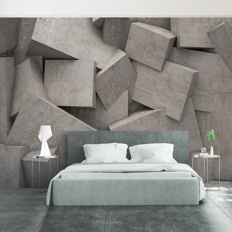 

Custom Any Size 3D Stereoscopic Abstract Space Geometric Photo Background Wall Murals Modern Living Room Bedroom Decor Wallpaper