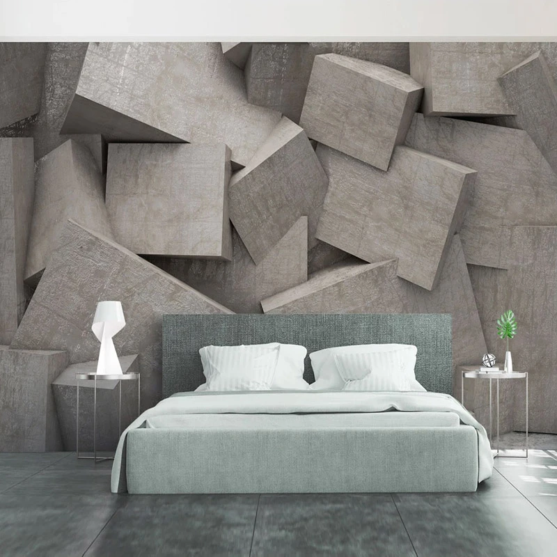 Custom Any Size 3D Stereoscopic Abstract Space Geometric Photo Background Wall Murals Modern