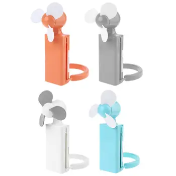 

New Mini Travel Desk Cool Air Fan Hand Held Cooling Fan Powered By 2x AA Battery