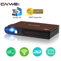 CAIWEI Portable Projector Beamer Video Led Miracast Home Theater 3D Cinema Freeshiping Full Hd 720P Resolution Movie Projector