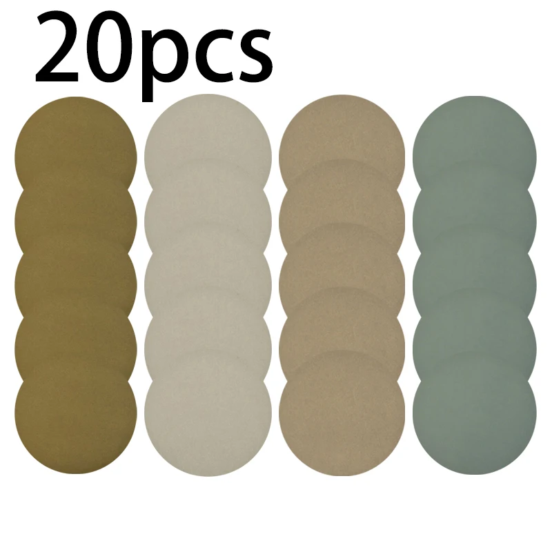 

20Pcs Hook And Loop 7 Inch 3000 5000 7000 10000 Grit Waterproof Sand Papers Sanding Discs