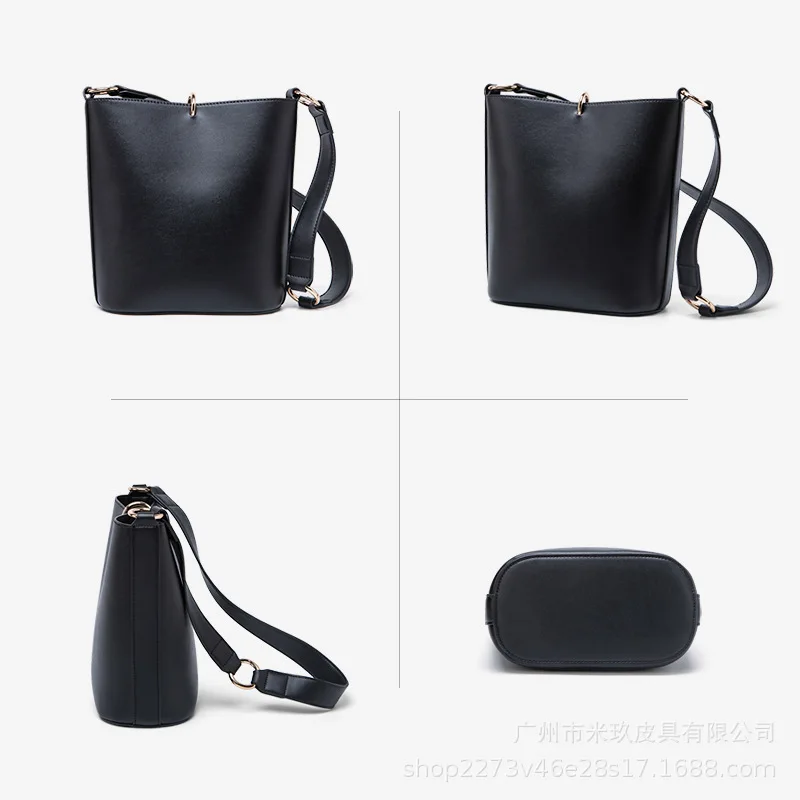 Новинка 2020 женские сумки-ведро из искусственной кожи Женская вместительная