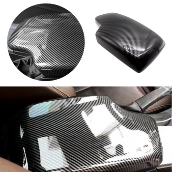 

Car Styling Carbon Texture Center Console Armrest Box Protector Cover For BMW 3 Series F30 2012 2013 2014 2015 2016 2017 2018