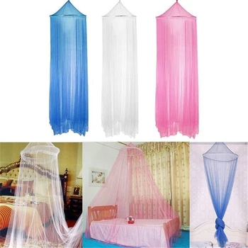 

Elegant Round Lace Insect Bed Canopy Netting Curtain Dome Mosquito Net New House Bedding Summer Curtain Bed Tent 2020