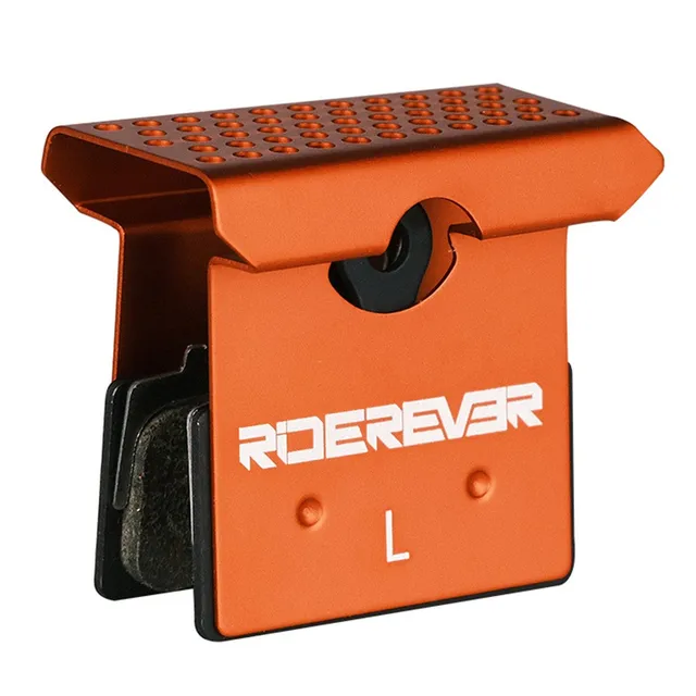 Bicycle Cooling Fin Ice Tech Disc Brake Pads Dust-proof MTB Road Bike Cooling Brake Pads For SLX Deore XT XTR M8000 Accessories orange
