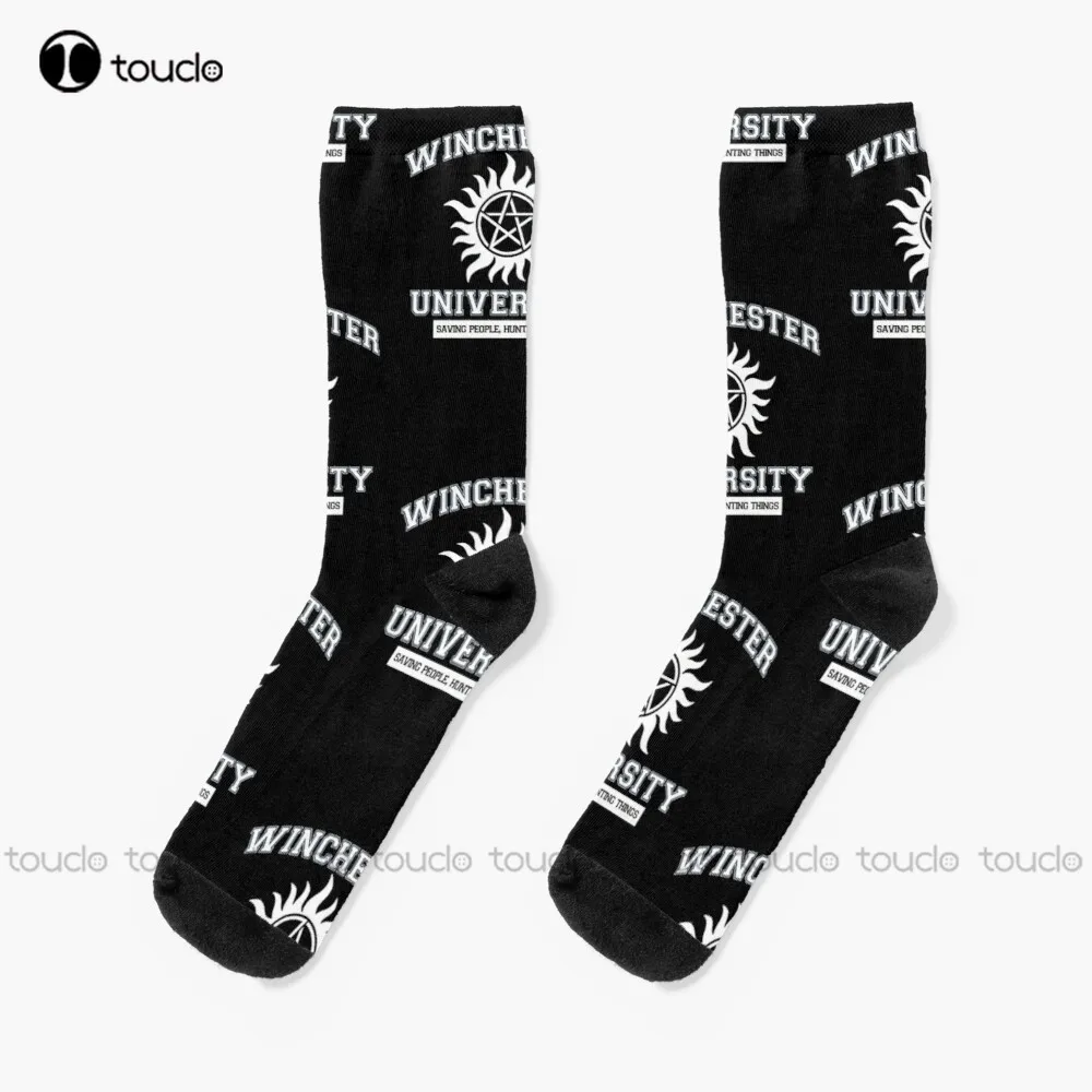 

Winchester University Supernatural™ Socks Girls Soccer Socks Personalized Custom Unisex Adult Teen Youth Socks Fashion New Gift