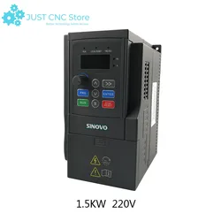 SD90-2S-1.5G 220V 1.5kw single in three out inverter VFD 3 Phase Output Frequency Converter Adjustable Speed