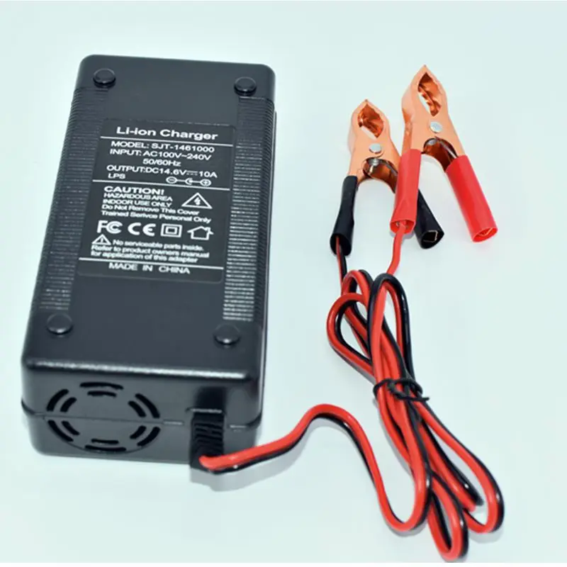 14.6V 10A12 Lifepo4 Battery Charger Adapter Input 100-240V