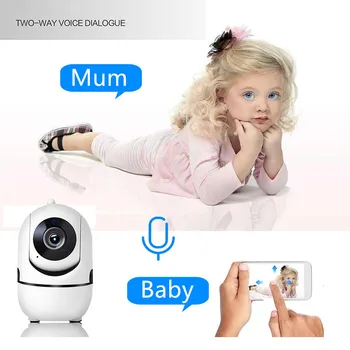 

Baby Monitor IP Camera Auto Tracking HD 1080p Home Wifi Camera Security Surveillance CCTV Camera Children Accompany Robot