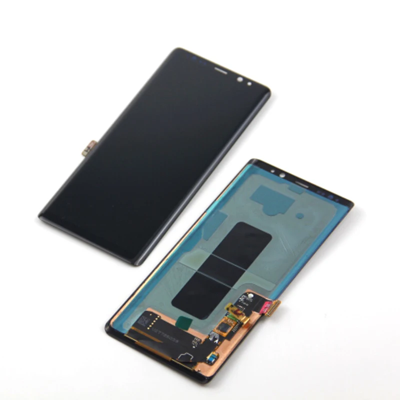 Amoled N950f ЖК-дисплей для samsung Galaxy Note 8 ЖК-экран рамка в сборе SM-N950F ЖК-экран с черной точкой - Цвет: N8 NO Frame