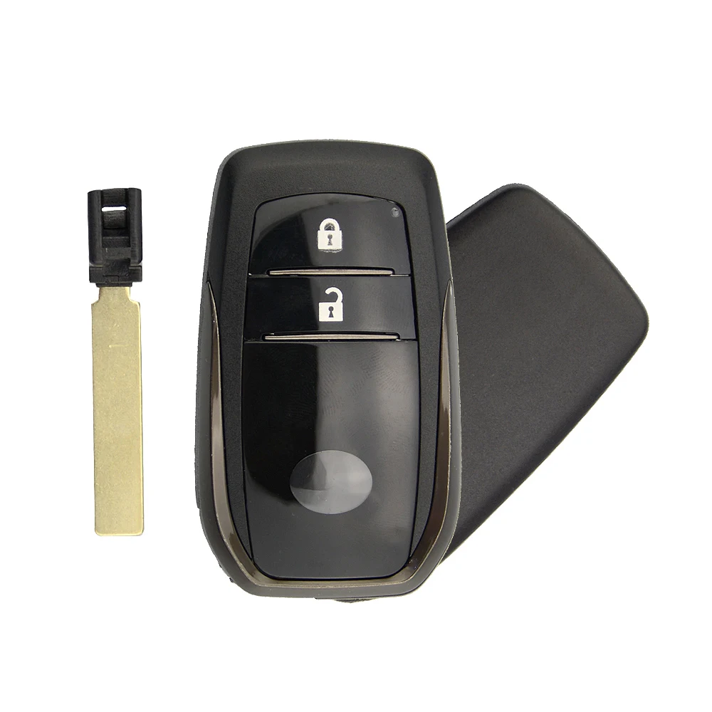 OkeyTech 2/3 кнопки умный пульт дистанционного ключа чехол для Toyota Chr C-hr Land Cruiser Crown RAV4 200 Avensis Auris Corolla