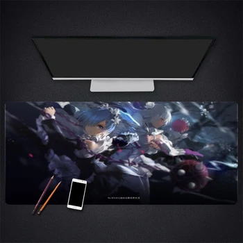 

Anime Re0 Rem Large Gaming Mouse Pad Gamer Locking Edge Keyboard Mouse Mat Gaming Desk Mousepad