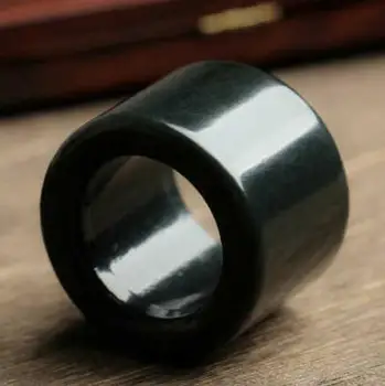 

Chinese Natural Jade Carved Thumb Ring Ornaments Attracting Wealth And Eliminating Evils Geomantic Accessories