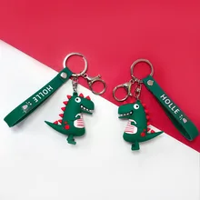 Милая эпоксидная серия корейский стиль INS маленький брелок для ключей динозавры женские металлические брелоки Сумочка Подвеска Аксессуары для пар