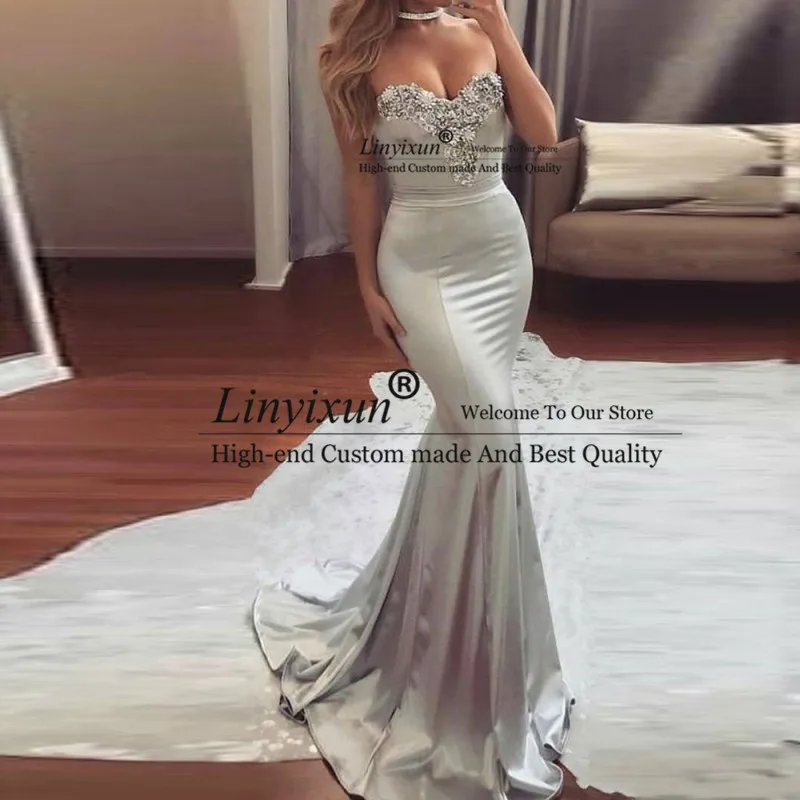 Vestidos De Gala серое длинное платье для выпускного вечера с кружевным вырезом на заказ Сексуальные вечерние платья для выпускного вечера es Vestidos Вечернее платье