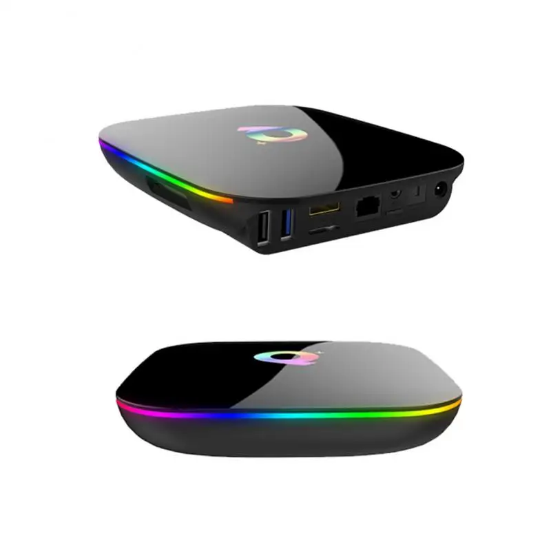 Приставка Смарт-ТВ Q Plus Android 4 + 32 ГБ 6K H.265 USB 3 0 Allwinner H6 PK MX10 PRO H96 | Электроника