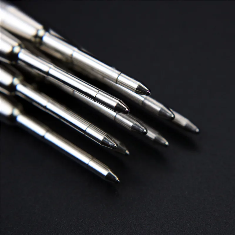 금속 회전 볼펜 리필 0.7mm 유성 리필 0.5mm G2 검정 파란색 젤 잉크