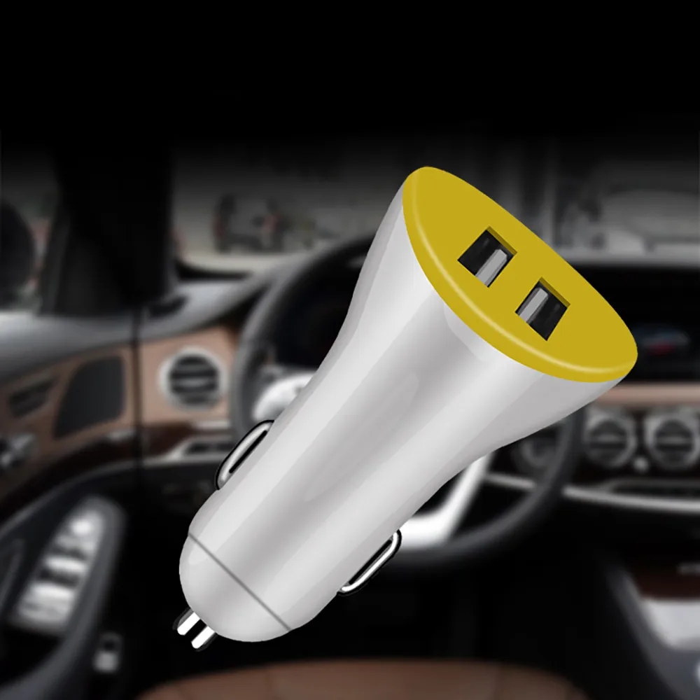 2.4A 12-24V Автомобильное мини многофункциональное зарядное устройство с двумя портами адаптер для зарядки автомобильного прикуривателя Зажигалка на электропитании# LR25