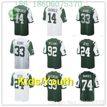 A+++ качественная Детская Молодежная Футболка Leonard Williams 92 mark gastineau 99 Nick Mangold 74 Darron Lee 50, Нью-Йорк