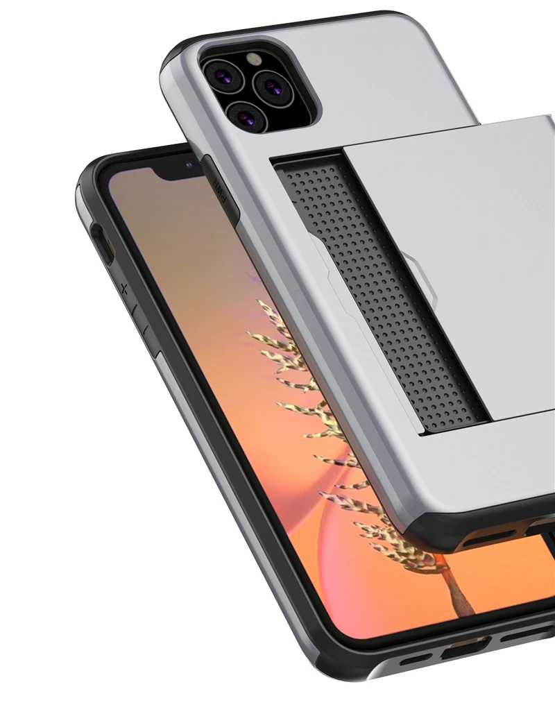 ISecret Spigen Slim Armor высокие противоударные ТПУ ПК Чехлы для мобильных телефонов с отделением для карт для iPhone 11 Pro Max X XS XR 8 7 6 6S Plus