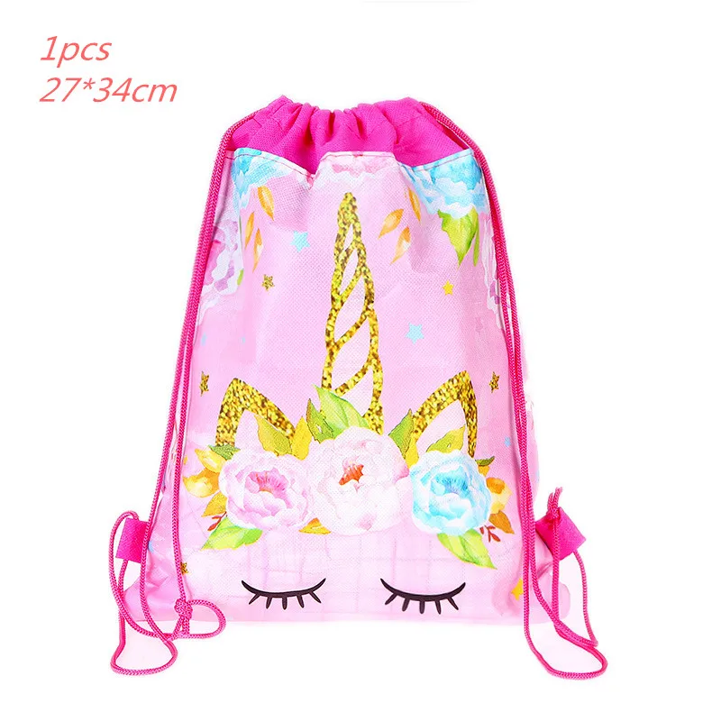 1pcs gift bag 32 дюйма Радуга шара с цифрой Фольга воздушных шаров в форме единорога День рождения Шелковый бант девочка с днем рождения День рождения обруч-украшение для волос в виде короны - Цвет: 1pcs gift bag