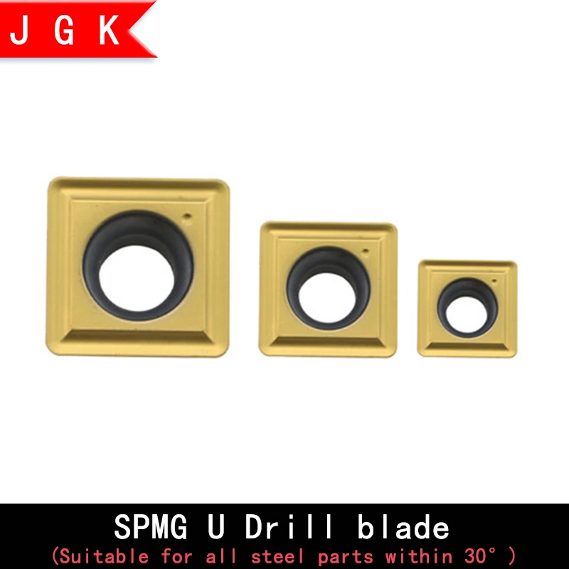 For Ordinary steel Высокое качество SP типа SPMG SPMG0502 SPMG0602 SPMG07T3 SPMG0904 u-дрель с ЧПУ вставки(лезвие) для нержавеющей стали/обычной стали - Цвет: For Ordinary steel