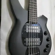 Электрическая бас гитара M Bongo Металлическая черная 5 струн HH активные звукосниматели активная Электроника, индивидуальные, paypal доступны! Bs-14