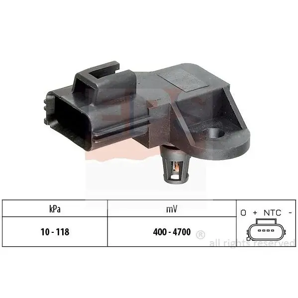 Датчик давления воздуха Ford Escort/Fiesta/Focus/Ka 1.0-1.6i 95