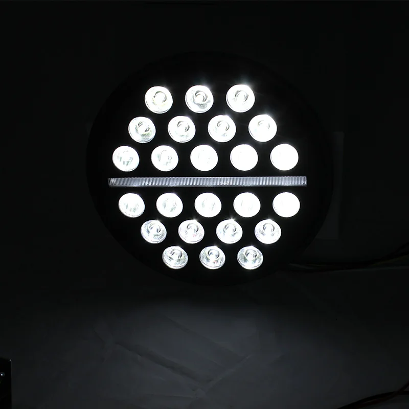 7 дюймов мотоцикл Led круглые светодиодные фары DRL для дальнего ближнего света для автомобильных аксессуаров