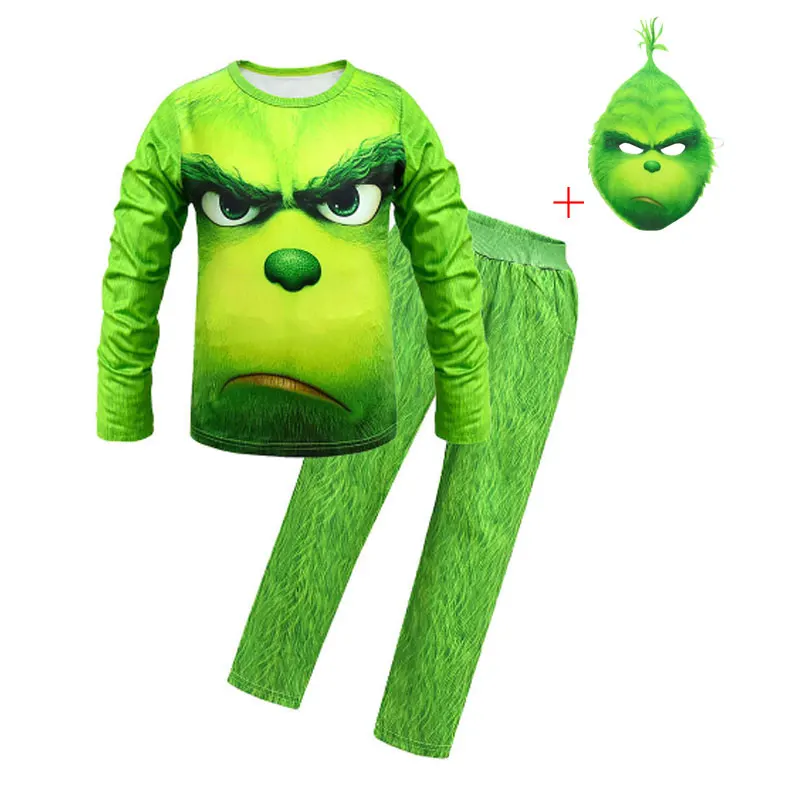 Зеленый Детский Рождественский карнавальный свитер с 3D принтом «Monster Grinch The Grinch», толстовка с капюшоном на молнии, одежда в стиле аниме, одежда для мужчин и женщин