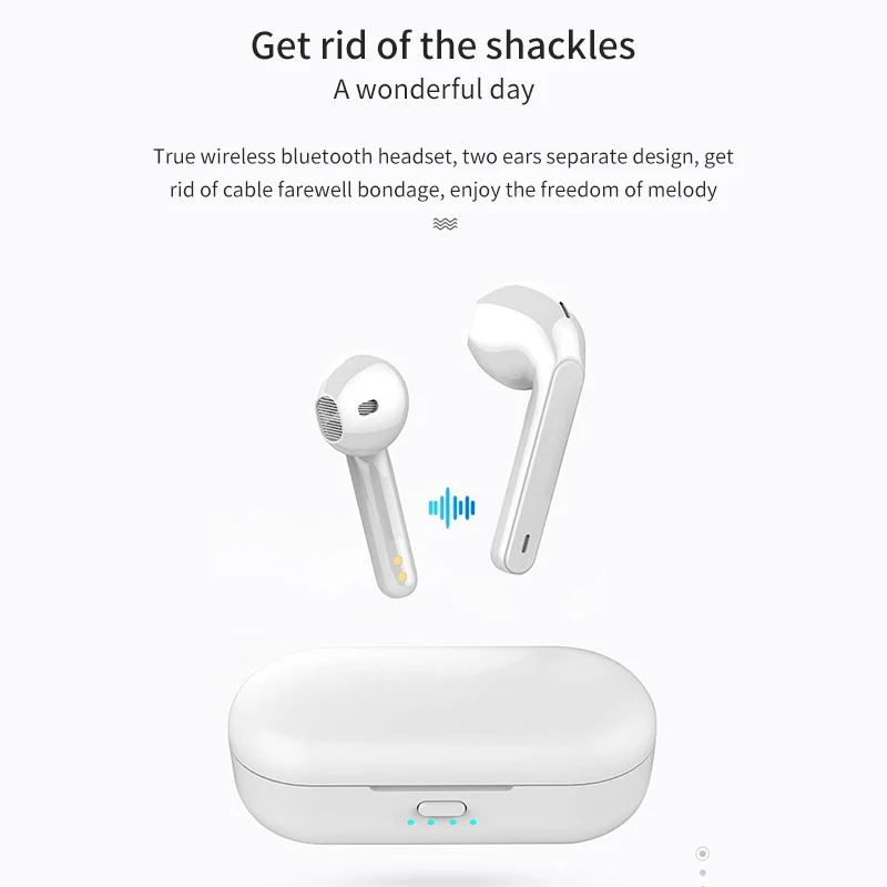 TWS беспроводная Bluetooth гарнитура Flypod для huawei Honor Lite для Xiaomi T3 Bluetooth 5,0 наушники с микрофоном PK