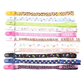 

Adjust Baby Pacifier Clip Chain Ribbon Dummy Soother Pacifier Clips Leash Strap Nipple Holder Anti-lost Belt For Infant Feeding