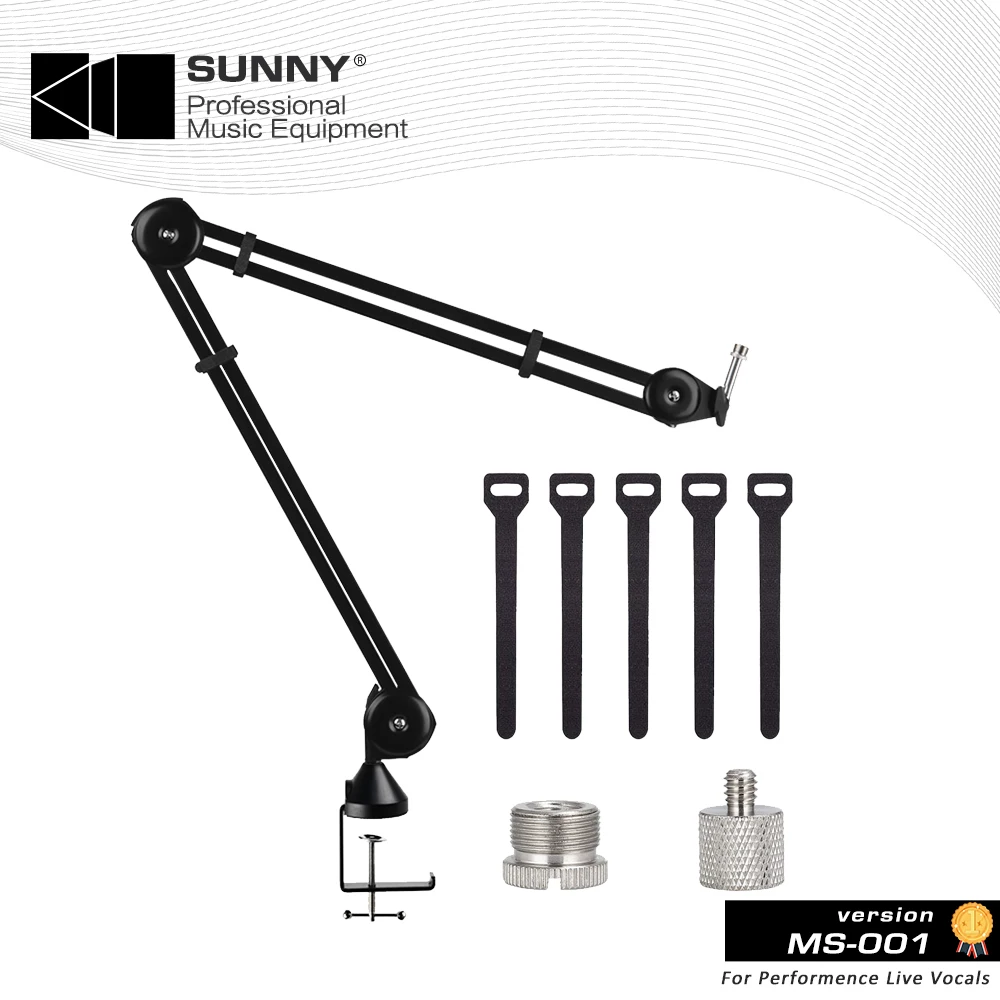 Microphone Boom Arm Stand Heavy Duty Adjustable Suspension Mic Arm Holder with Mic Clip Table Mounting Clamp For Blue Yeti Bm 80 - ANKUX Tech Co., Ltd