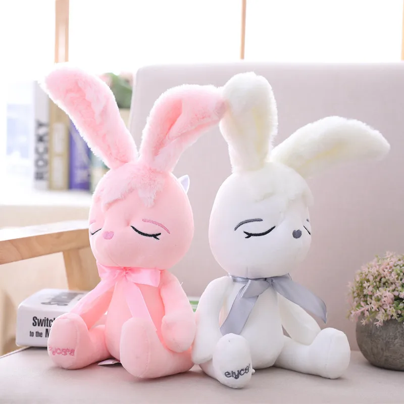 New moon rabbit doll plush toy little white rabbit doll grabbing machine baby's birthday gift