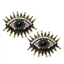 Дизайн, полимерные хрустальные глаза, очаровательные серьги-гвоздики для женщин, ювелирные изделия, модные женские коллекционные серьги, аксессуары