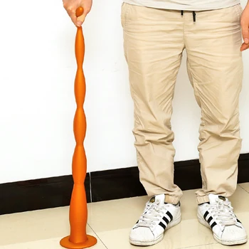 Super Long Anal Dildo Pull Bead Butt Plug Adult Sex Toys For Women Men Strapon Prostate Massager Suction Cup Soft Anal Whip 5