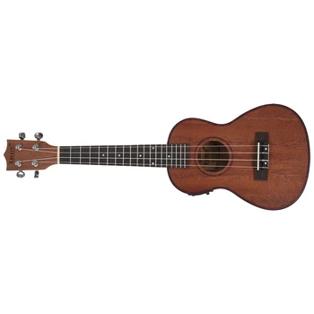 

IRIN 24 Inch Electroacoustic Ukulele Abalone Shell Edge 18 Fret Four Strings Hawaii Guitar With Built-In EQ Pickup